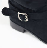 Lat Belt Suede Boots