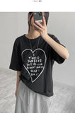 Deserve Lettering Overfit Short-Sleeved T-Shirt