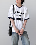 Viva Crop Ringer T-Shirt