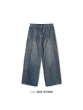 Obi Curved Denim Pants