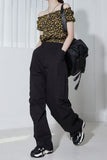 black bucket backpack
