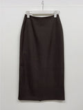 Basic Pencil Long Skirt