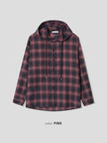 Venny Check Hooded Shirt
