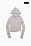 Veil modal hood long sleeve