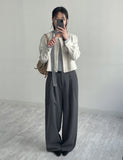 Naro V-Neck See-Through Blouse