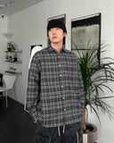 Dimension Over Check Shirt