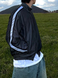 Reverse Mash Zip-Up Jacket