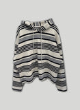 Multi Stripe String Hood