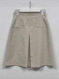 Kino Pleated Midi A-line Skirt