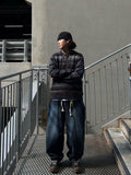 Dart Balloon Wide Washed Denim