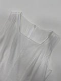 [Scarf SET] Liber Frill Sleeveless Blouse