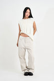 Bico Shirring Unbalance Top