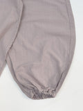 Linen Cinch Back Balloon Fit Wide Pants