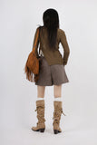 Amer strap suede boots