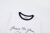 Grace Crop Ringer Tee