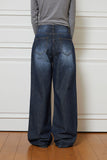 washing a-line denim