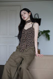 Dia cut wide pants