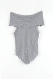 Jay Two Tone Off Shoulder Tee