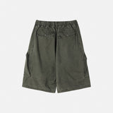 Washed Cargo Bermuda Pants