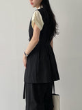 Raschel Nylon Slit Long Vest