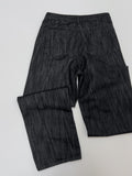 [non-fade/unisex] Rainy Semi Wide Denim Pants