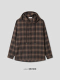 Venny Check Hooded Shirt