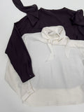 Saphir High Neck Tie Blouse