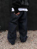 Dope Coated Wide Denim Pants