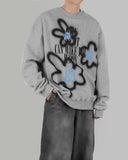 Spray brushed sweatshirt