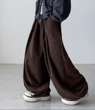 Bowl Pintuck Corduroy Pants