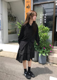 TIERED COTTON SKIRT