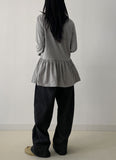 Frill Loose Fit T-shirt