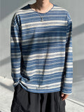 RB Linen Mix Stripe T-Shirt