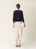 [Premium] Whole Garment Vivid Round Knit