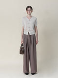 [Premium] Coolet Linen Short Sleeve Cardigan