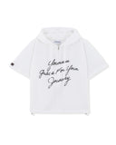 Airy Half Hood Zip Up