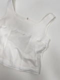 Caitlin Pintuck Square Neck Bustier