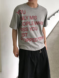 Trying Lettering Crop Short Sleeve T-shirt