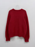 Winter V-neck Raglan Knit