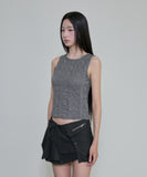 Crinkled Sleeveless