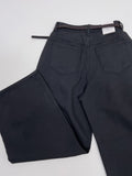 [Belt SET] 227 Pintuck Wide Cotton Pants