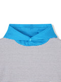 Jem Mix Striped Hooded Top