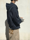 Dewey Check Crop Hood Windbreaker