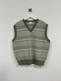 Jacquard V Knit Vest