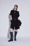 belt rain boots