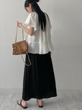 Prin Unbalanced Flare Blouse
