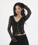 Awesome lace v-neck cardigan