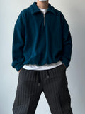 Fleece Collar Half Zip-Up