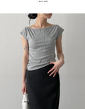 Kanna Linen H-Line Long Skirt