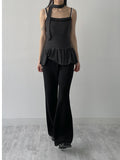 Daily Ribbed Bootcut Pants